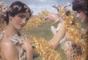 Alma-Tadema, Sir Lawrence When Flowers Return (mk23) Germany oil painting artist